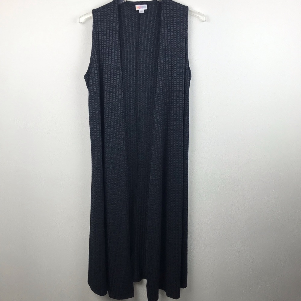 Lularoe JOY vest black size XS